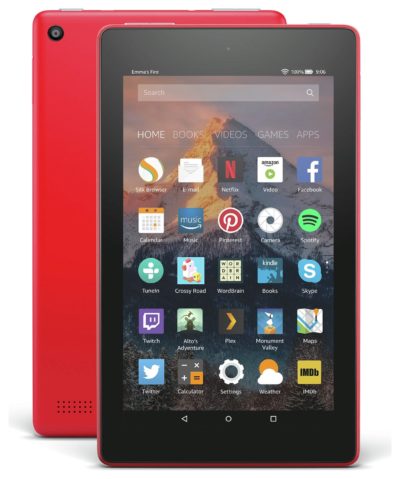 Amazon Fire 7 Alexa 7 Inch 16GB Tablet - Punch Red.